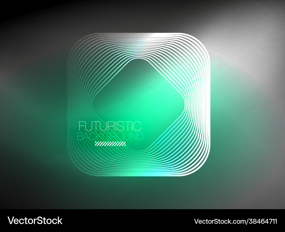 Neon color square shape lines abstract background Neon color square shape lines abstract background Vector Image