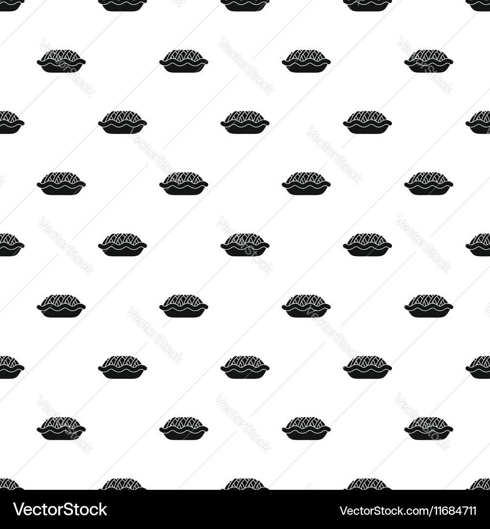 Pie pattern simple style vector image