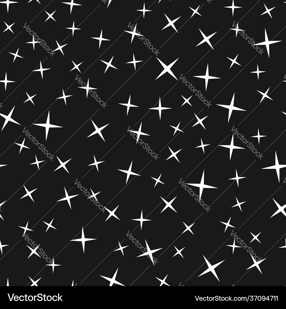 Random star shape pattern background seamlessly Random star shape pattern background seamlessly vector image