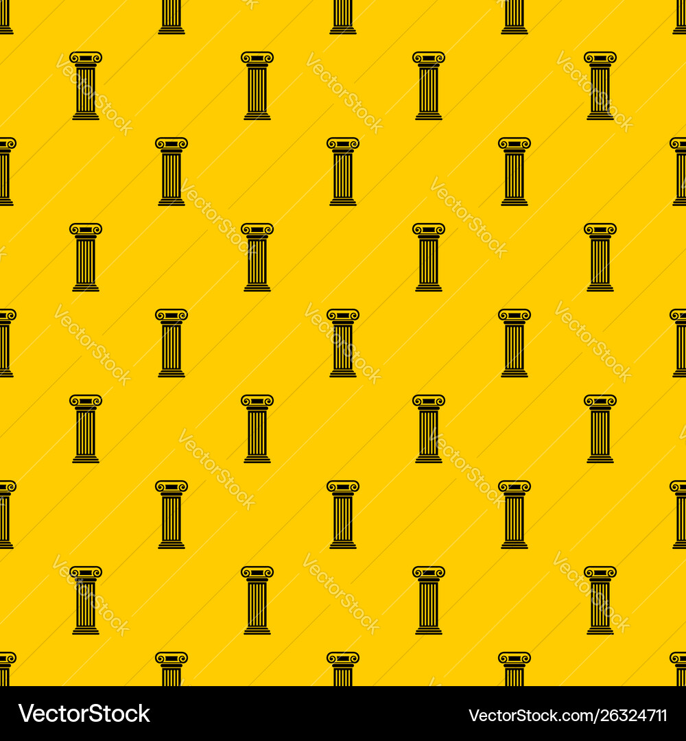 Roman column pattern Vector Image
