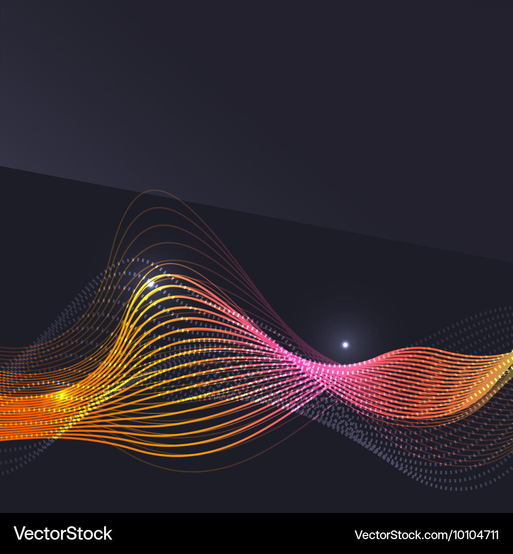 Smoke pattern on dark background Vector Image