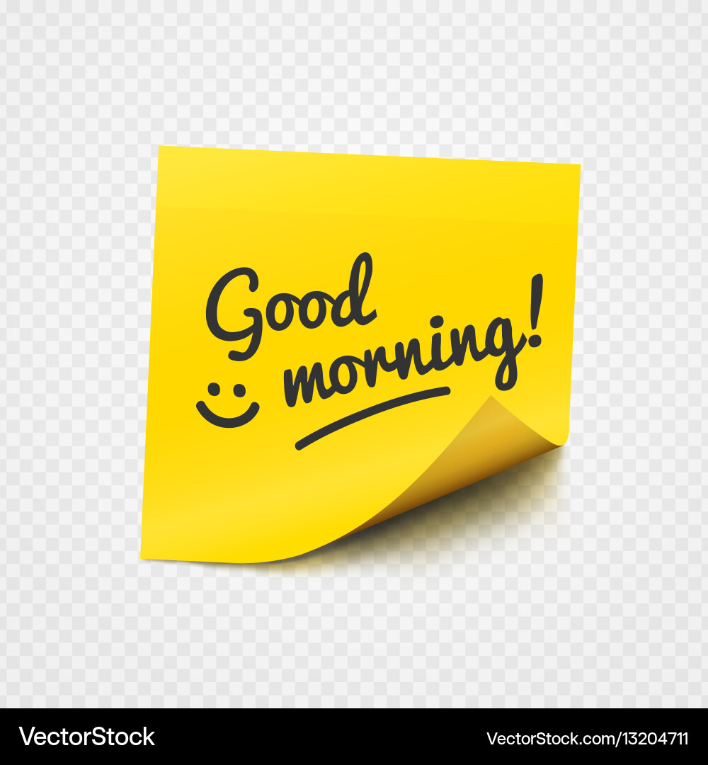 Good Morning Message Vector Images (over 1,400)