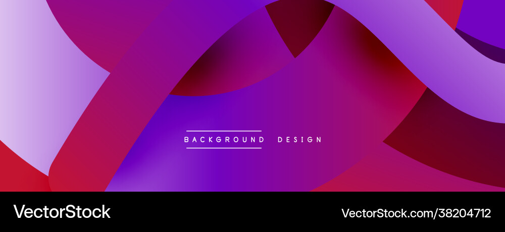 Abstract overlapping lines and circles geometric Vector Image