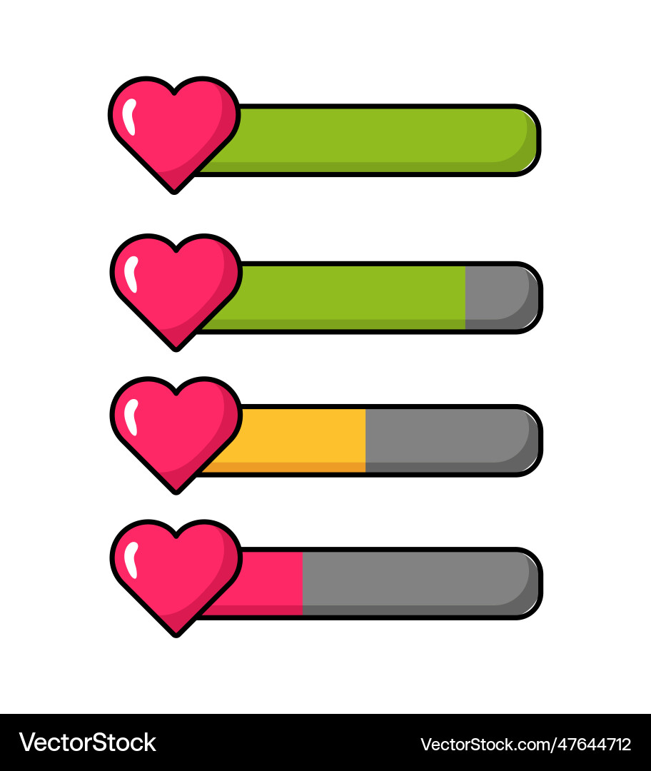 Game buttons in retro style set Game buttons in retro style set vector image