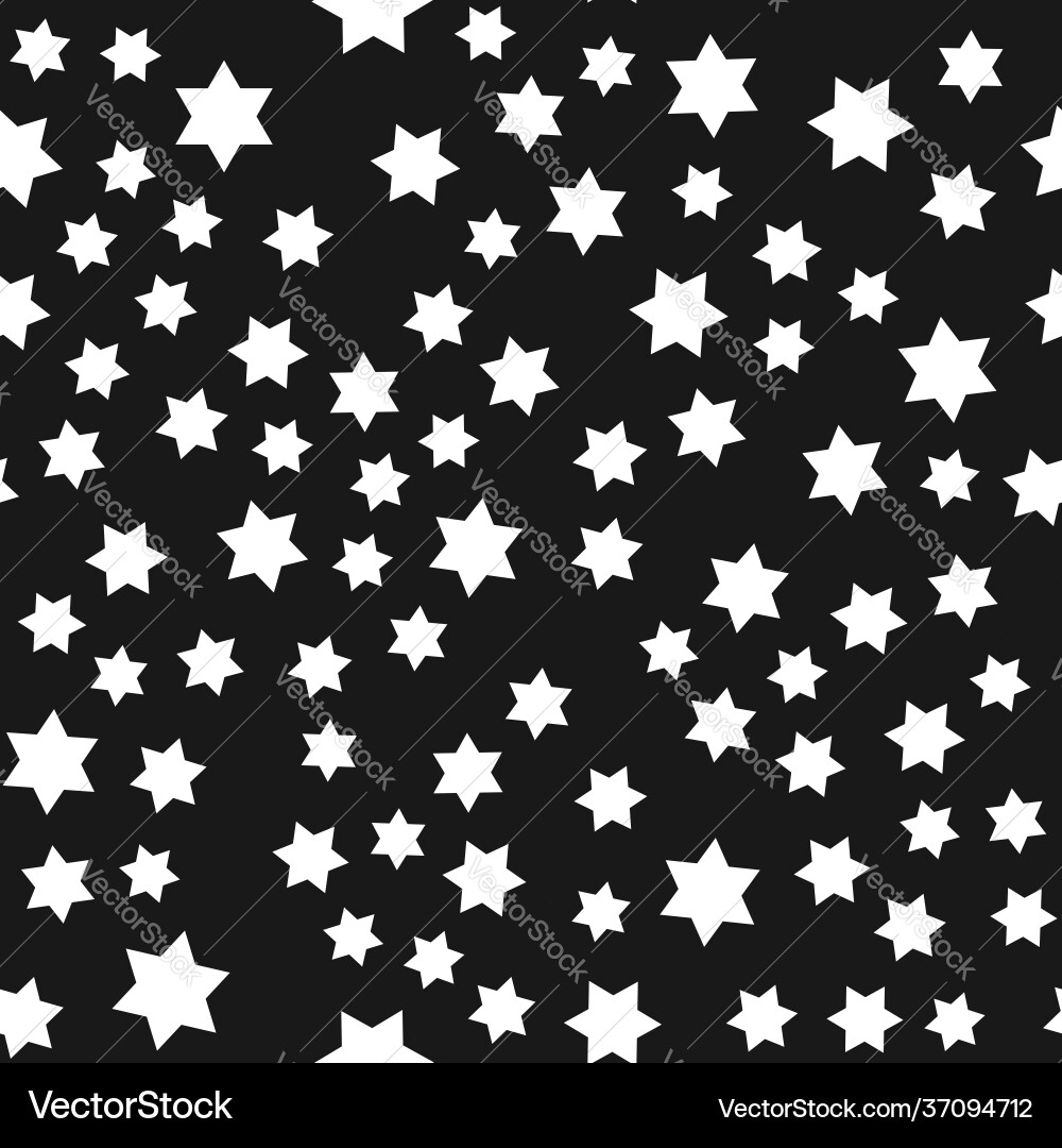 Random star shape pattern background seamlessly Random star shape pattern background seamlessly vector image