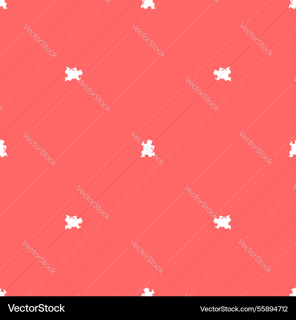 Running pig pattern seamless swine run background Running pig pattern seamless swine run background vector image