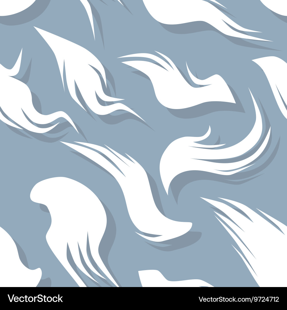 Seamless pattern with fuzzy feathers Vector Image