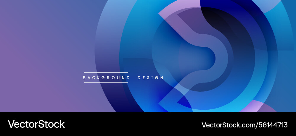 Abstract design overlapping circles create Abstract design overlapping circles create Vector Image