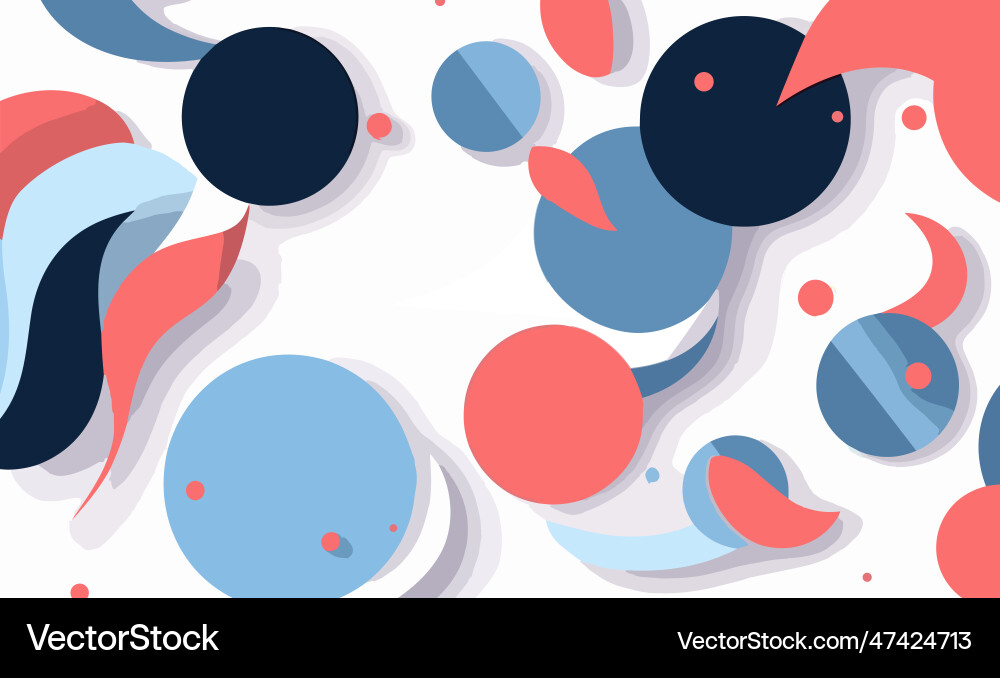 Pattern with abstract shapes Pattern with abstract shapes vector image
