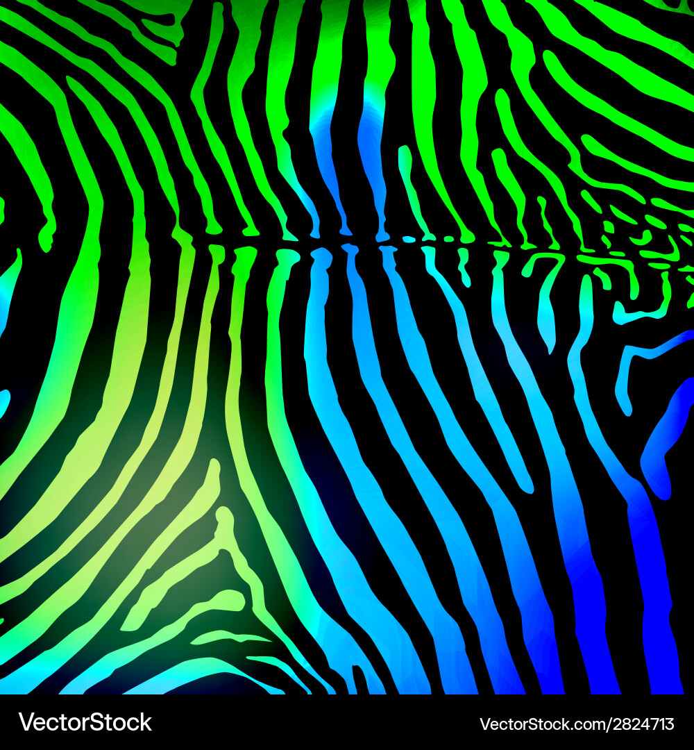 Zebra Pattern Background vector image