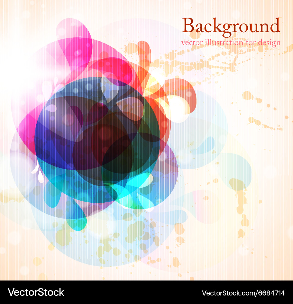 Abstract background in color Vector Image