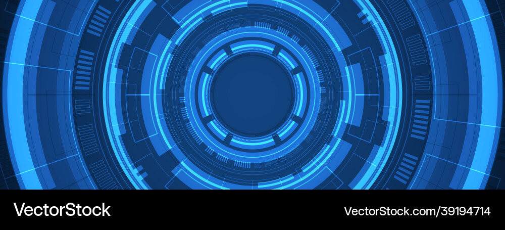 Abstract overlap circle digital background smart vector image
