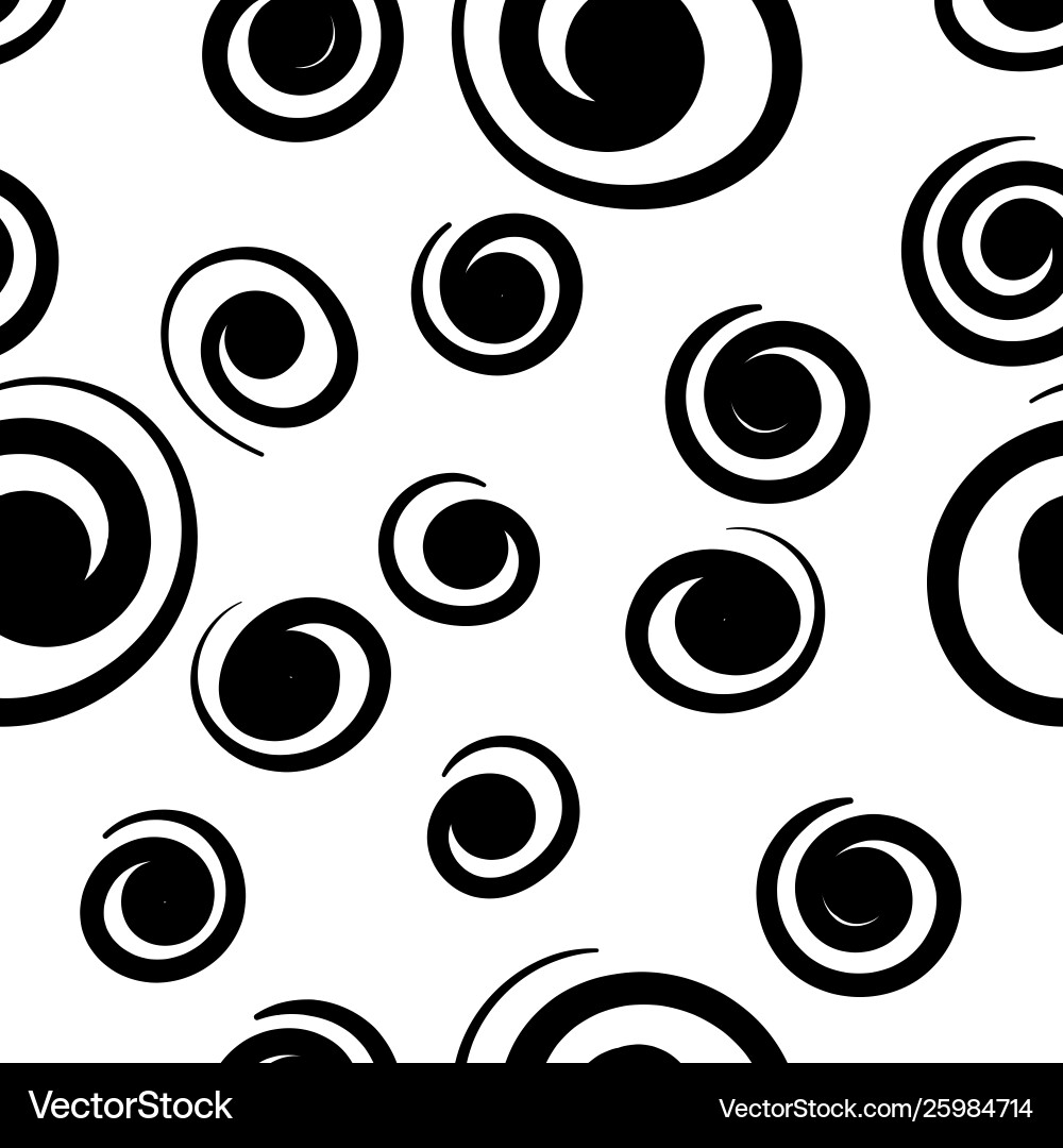Abstract Spiral Circle Pattern vector image