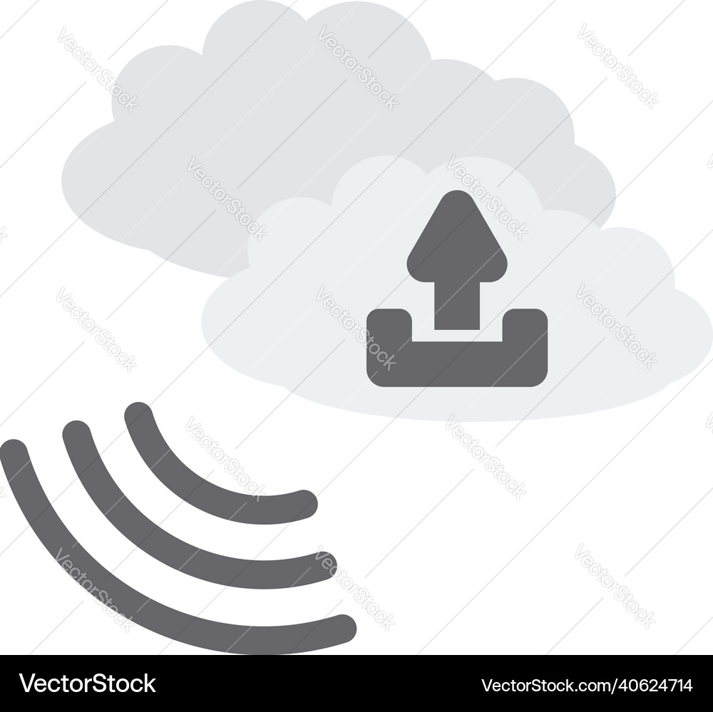 Cloud upload icon Cloud upload icon vector image