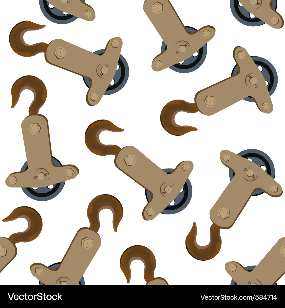 Crane hook pattern Vector Image