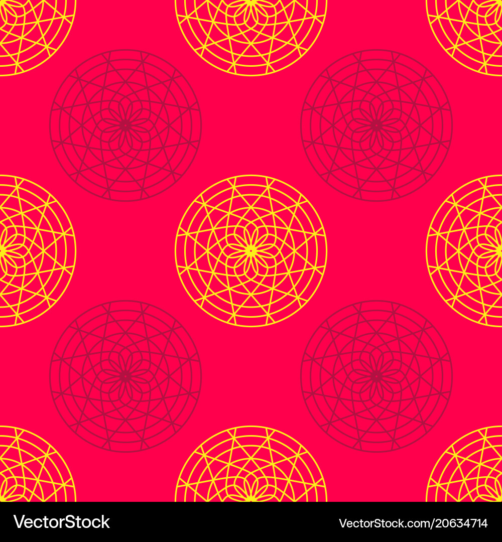 Gothic window pattern vector image
