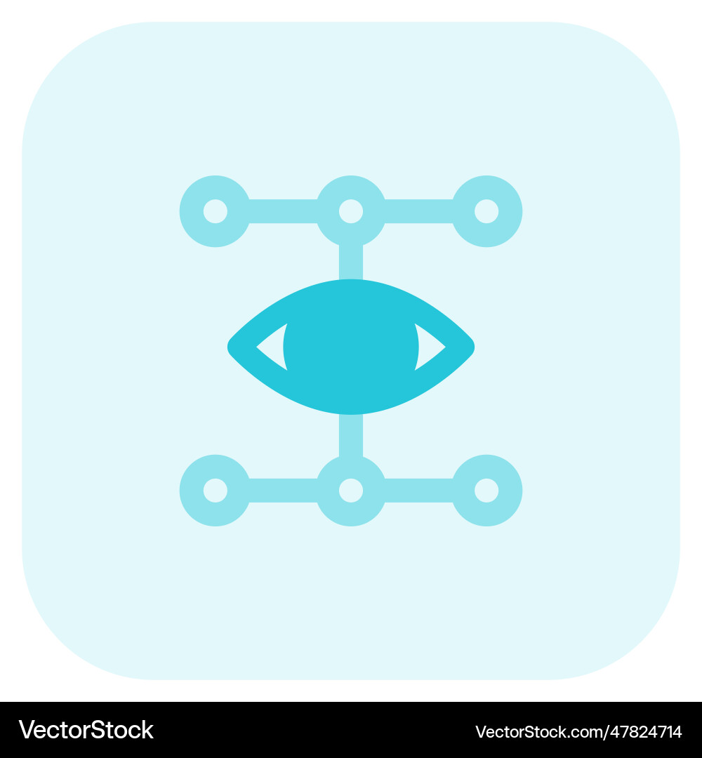 Monitoring of various network connections Vector Image