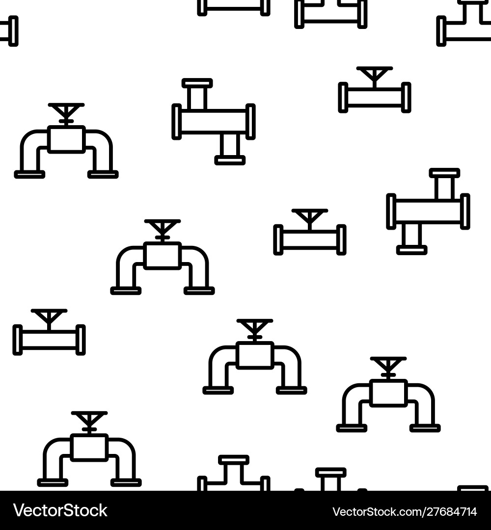 Pipeline seamless pattern Pipeline seamless pattern vector image