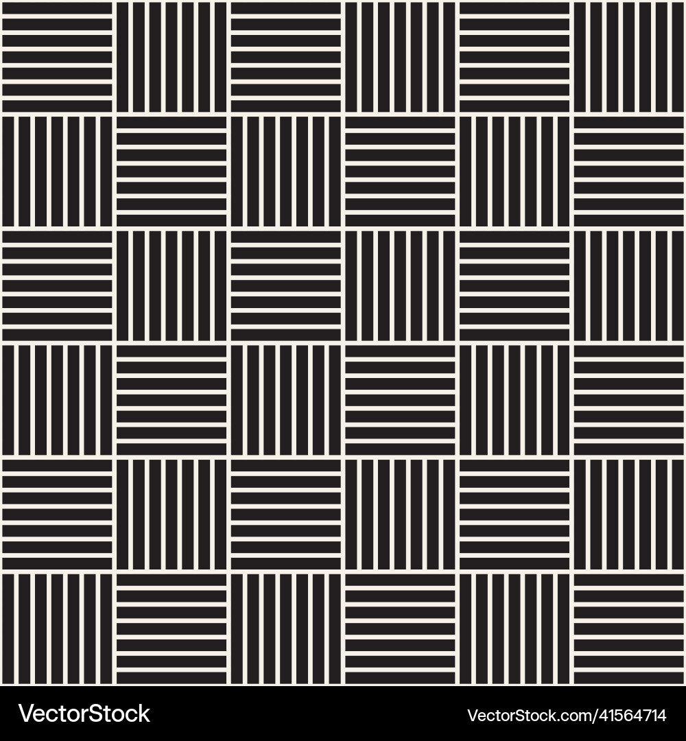 Seamless pattern repeating geometric elements vector image