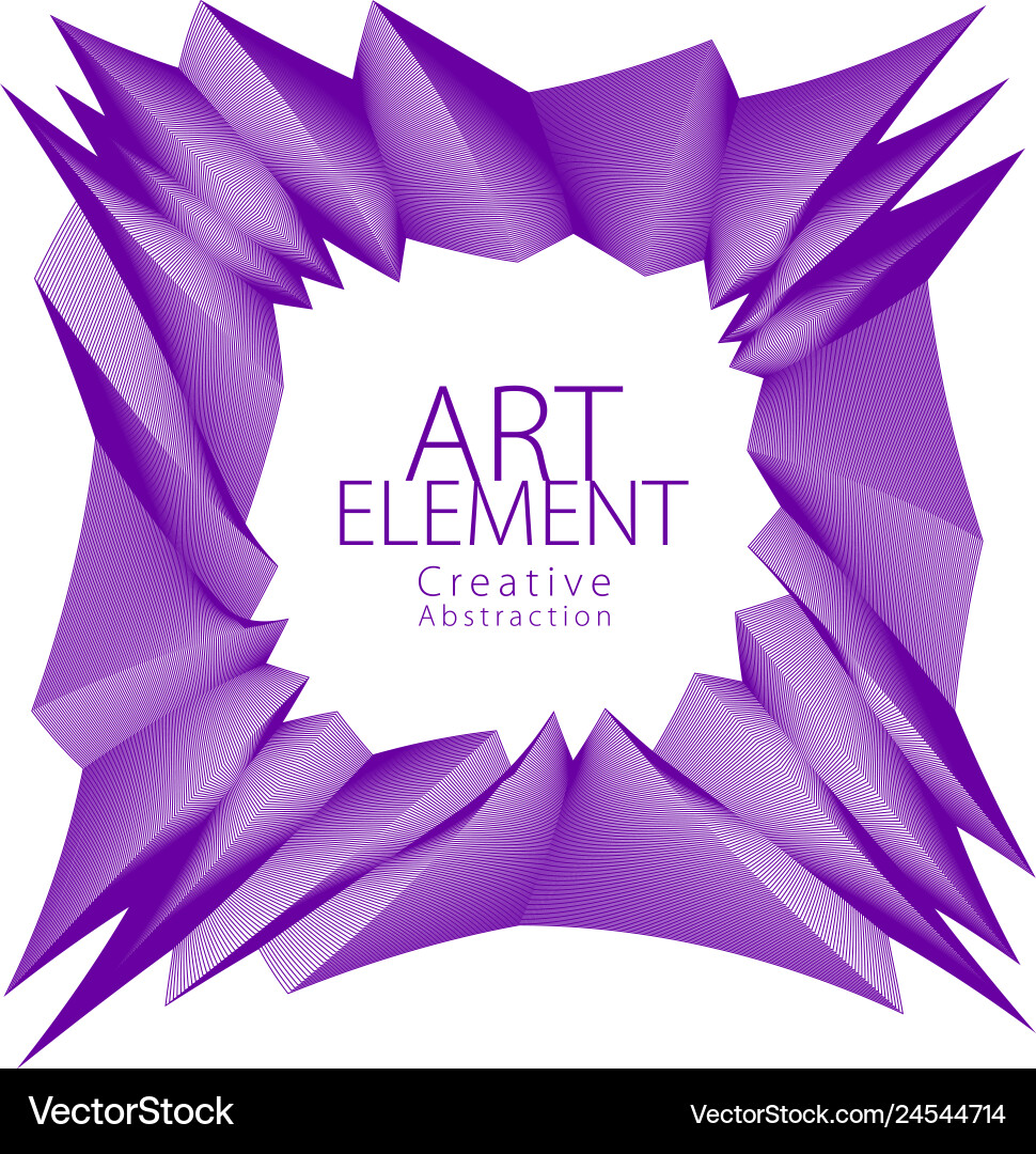 Square artistic frame abstract rectangular linear Square artistic frame abstract rectangular linear vector image