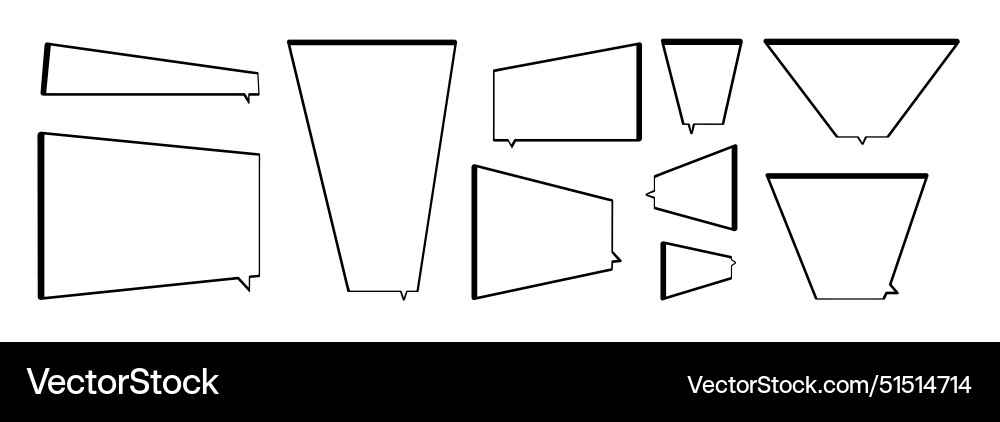 Stylish frames for text Vector Image