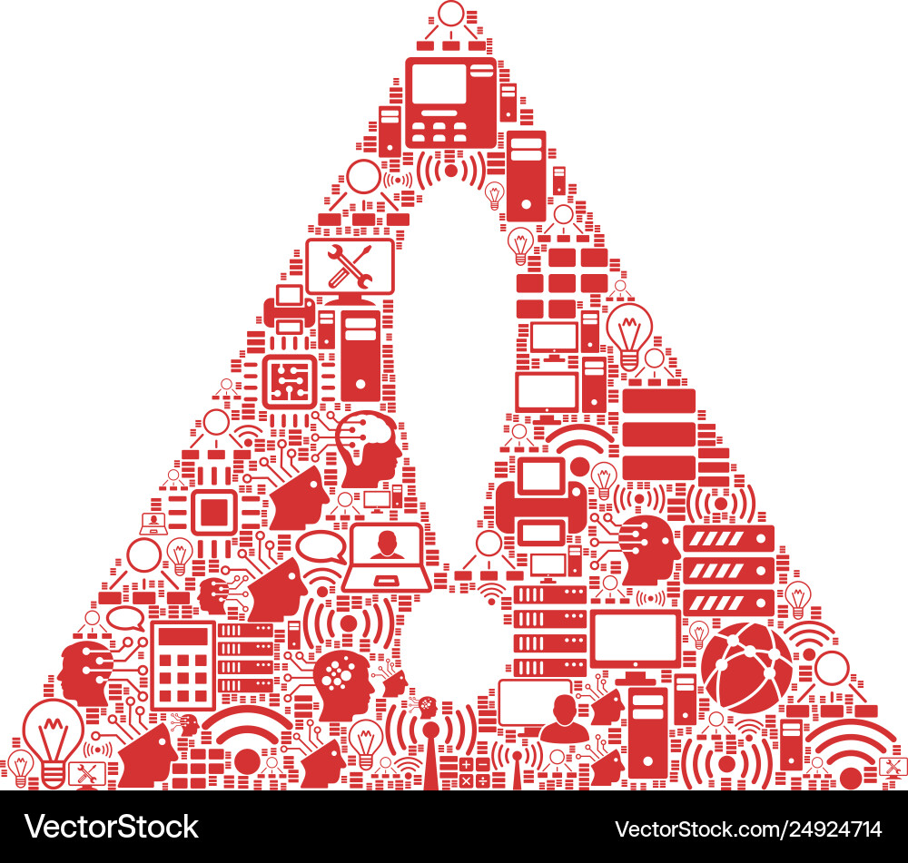 Warning composition icon for bigdata and computing Warning composition icon for bigdata and computing vector image