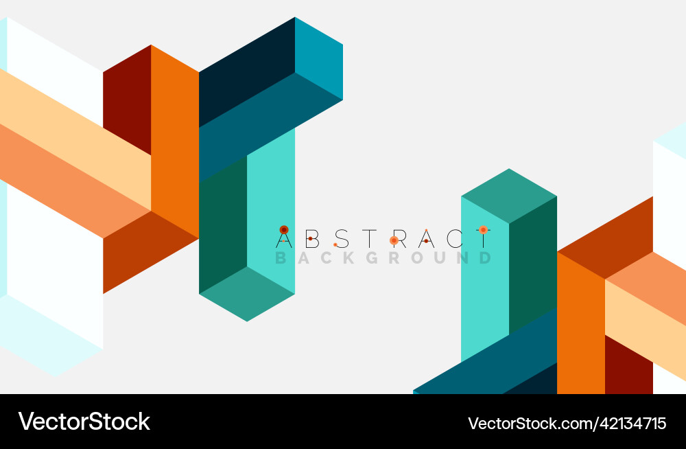 Abstract background 3d cubes cubic elements Abstract background 3d cubes cubic elements vector image