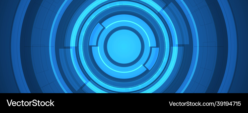Abstract overlap circle digital background smart Vector Image