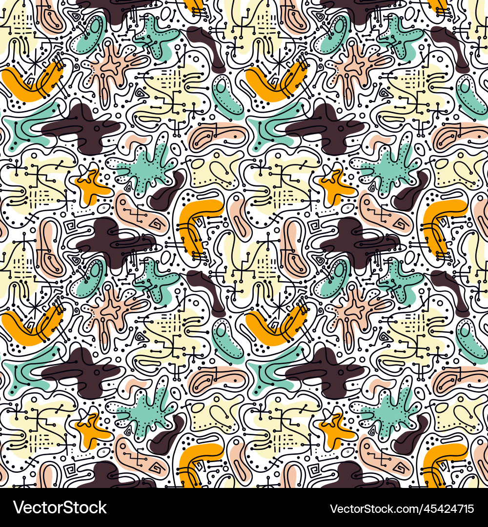 Abstract seamless pattern with microchips Abstract seamless pattern with microchips vector image