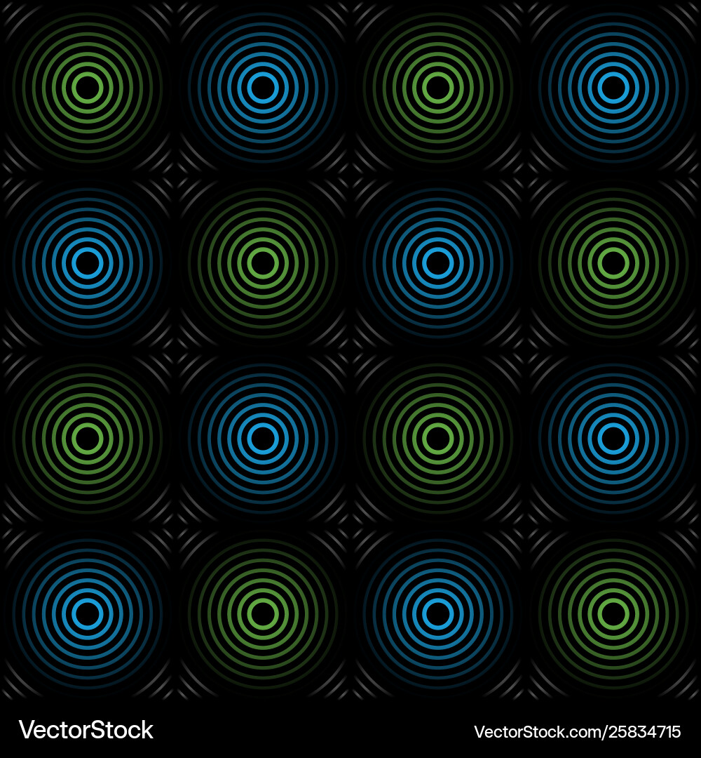 Abstract seamless pattern with spheres Vector Image