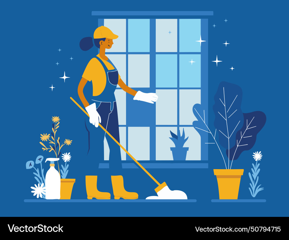 Cleaning services Royalty Free Vector Image - VectorStock