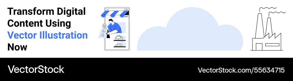 Digital content creation with cloud storage and e Digital content creation with cloud storage and e vector image