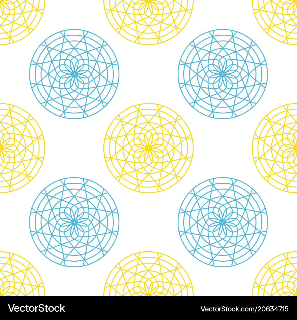 Gothic window pattern vector image
