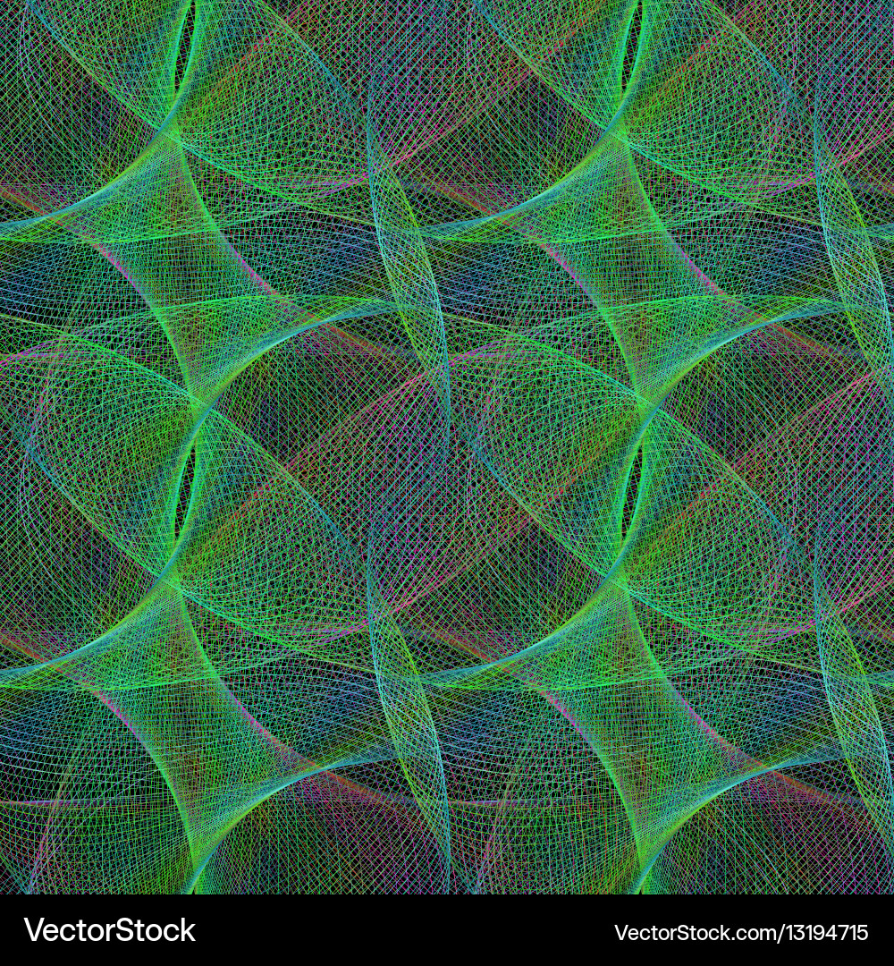 Seamless abstract fractal pattern background Vector Image