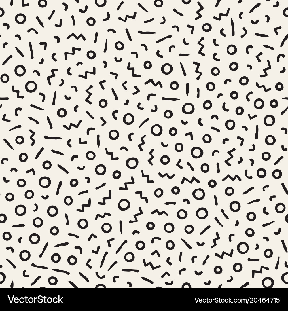 Seamless abstract geometric pattern in retro Vector Image