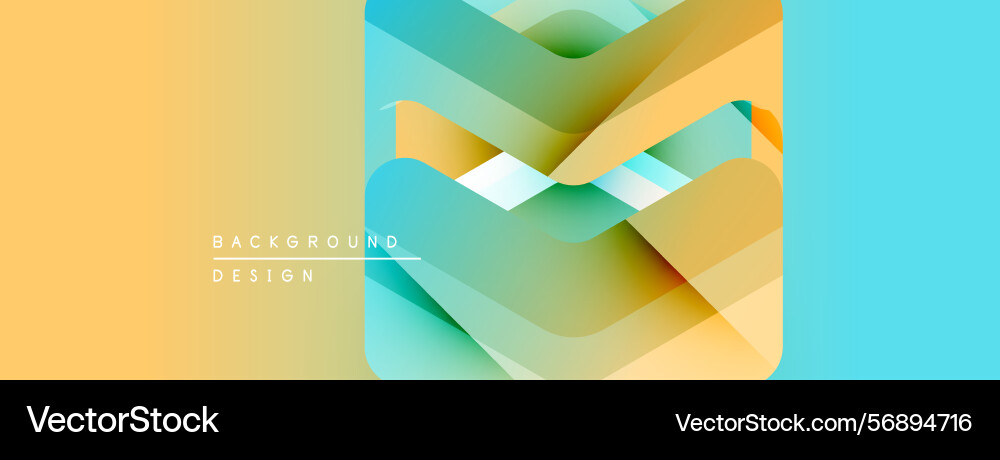 Abstract geometric design layers overlap creating Abstract geometric design layers overlap creating vector image