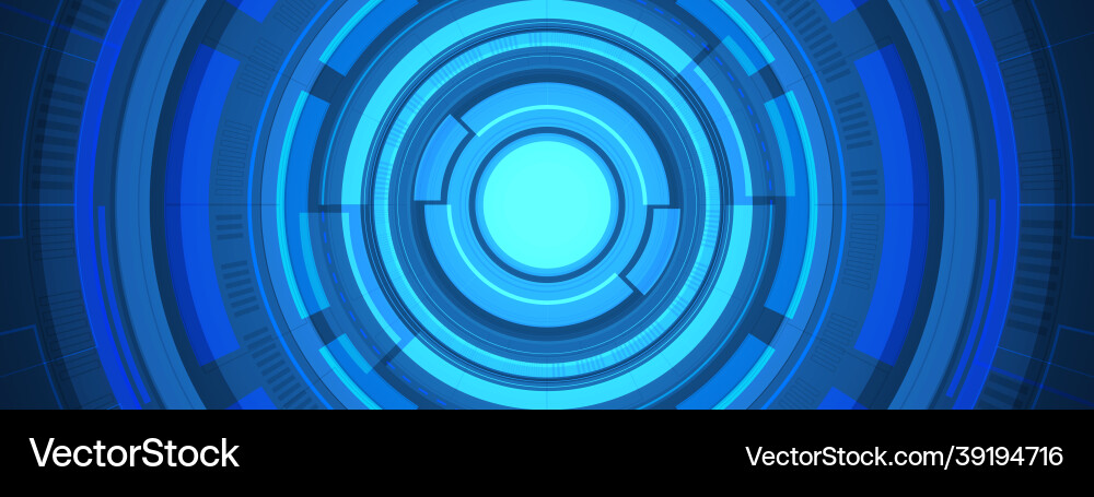 Abstract overlap circle digital background smart Abstract overlap circle digital background smart vector image