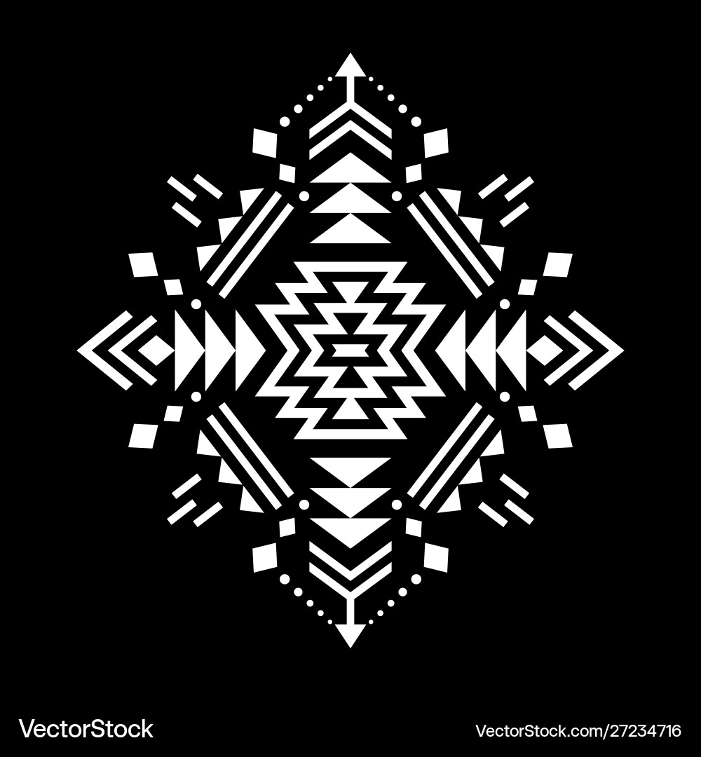 Aztec element Royalty Free Vector Image - VectorStock