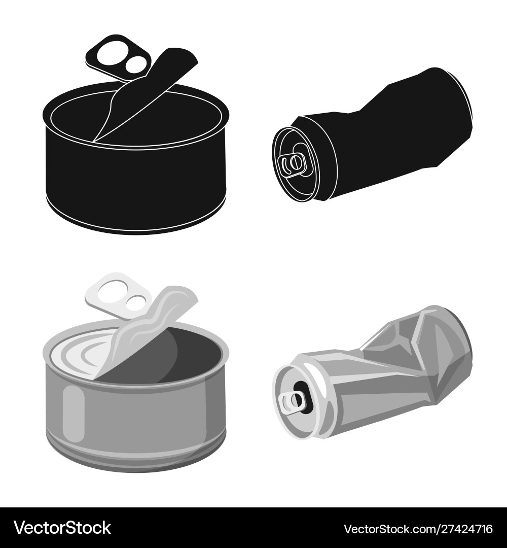 Design refuse and junk sign set vector image