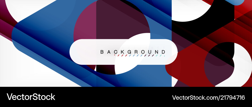 Geometric background circles and triangles shapes Geometric background circles and triangles shapes vector image