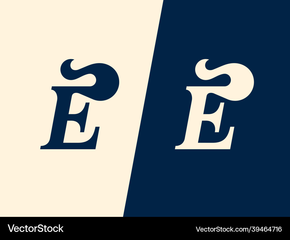 Modernes professionelles Logo Monogramm und Frisur Modernes professionelles Logo Monogramm und Frisur vektorbild