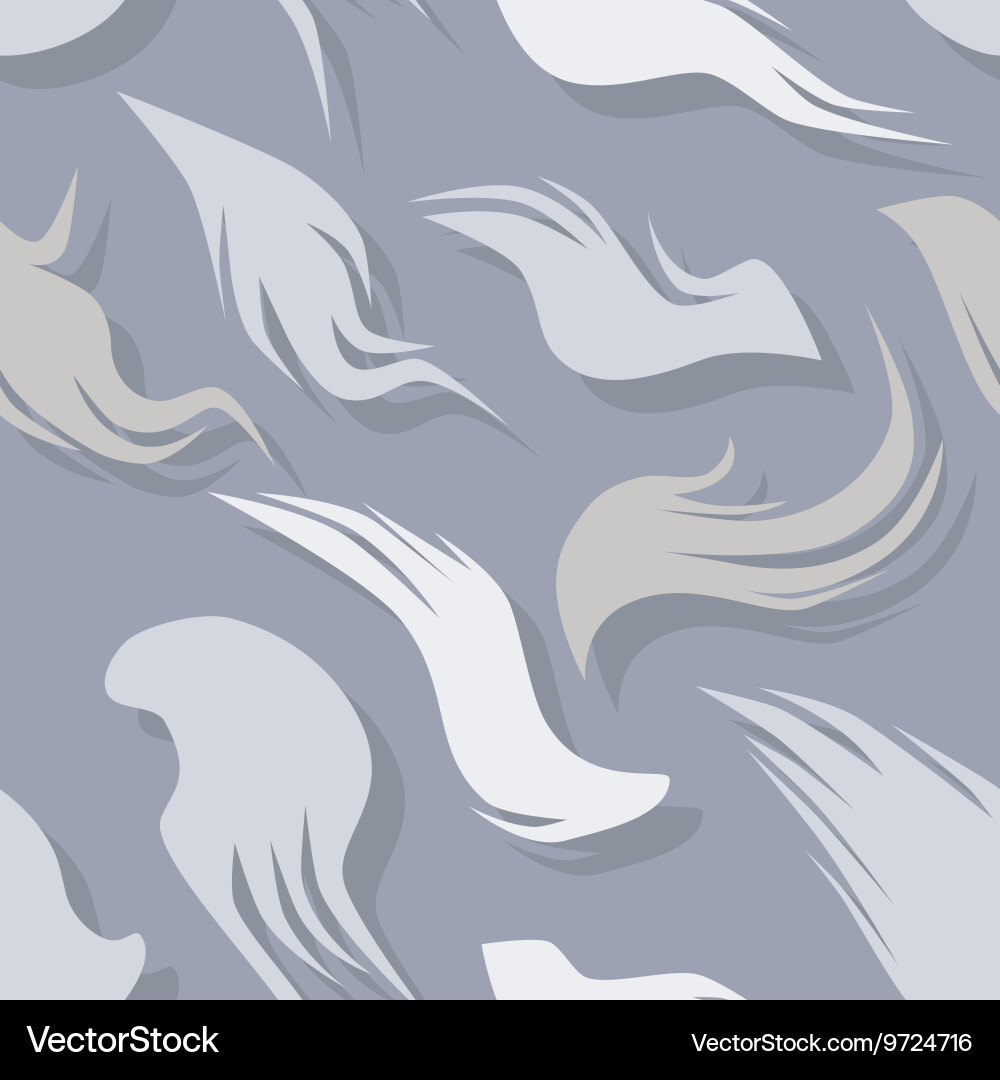 Seamless pattern with fuzzy feathers vector image