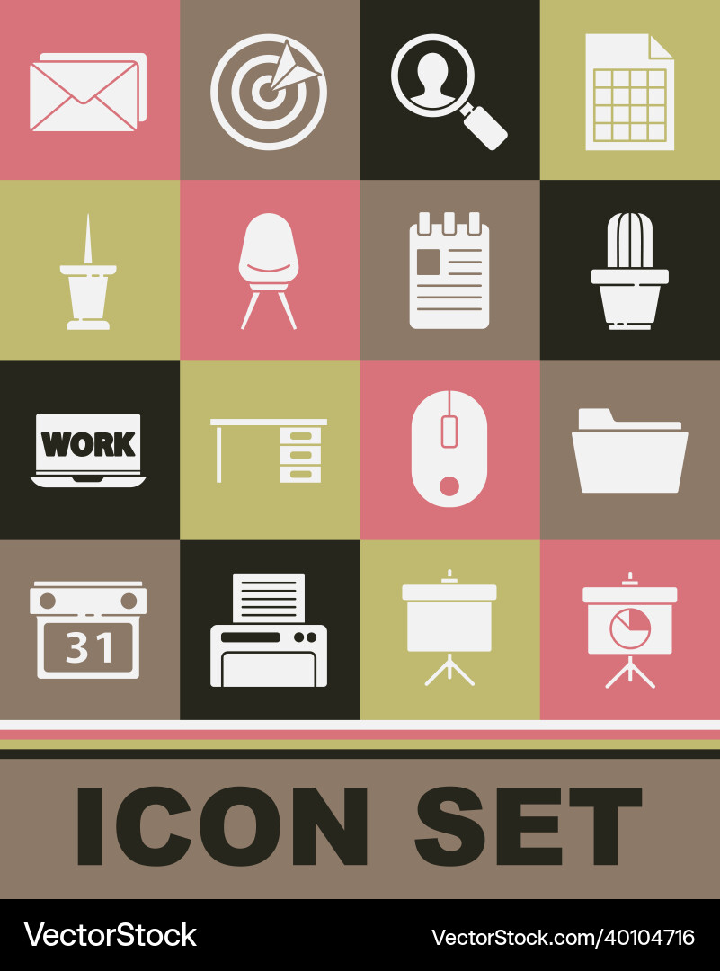 Set chalkboard with diagram document folder Set chalkboard with diagram document folder vector image