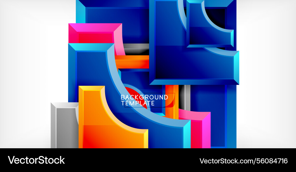 Square arrow shapes with round elements Square arrow shapes with round elements vector image