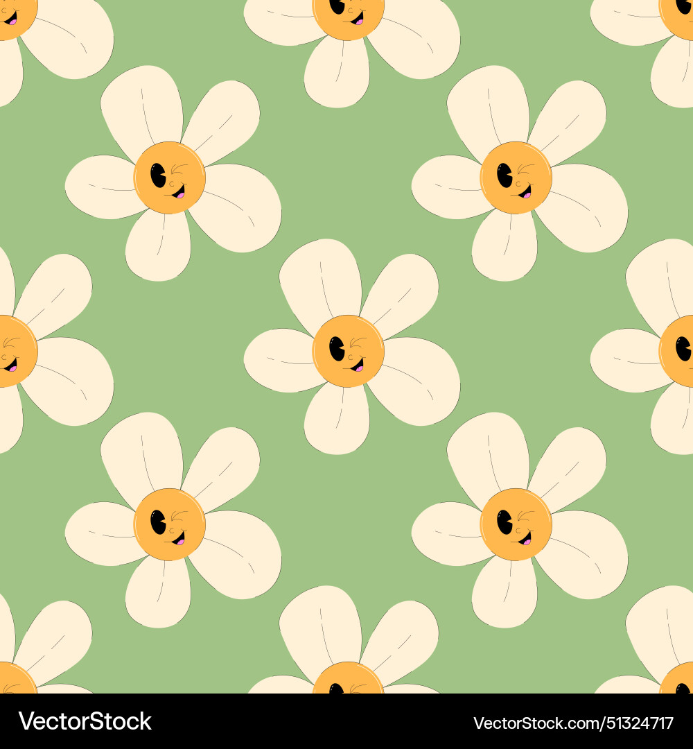 90s aesthetic vintage seamless pattern y2k style Vector Image