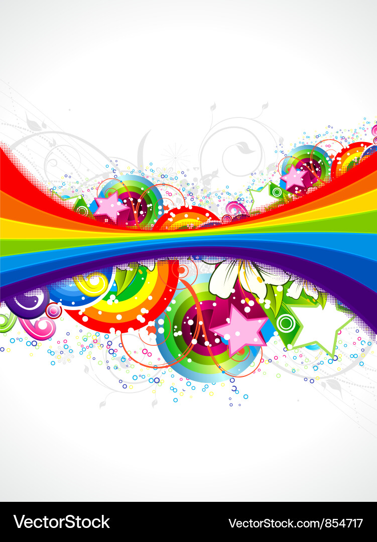 Abstract colorful background vector image