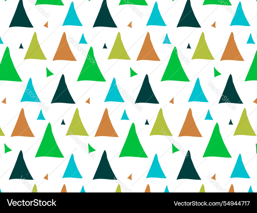 Abstract multicoloured triangle background pattern Vector Image