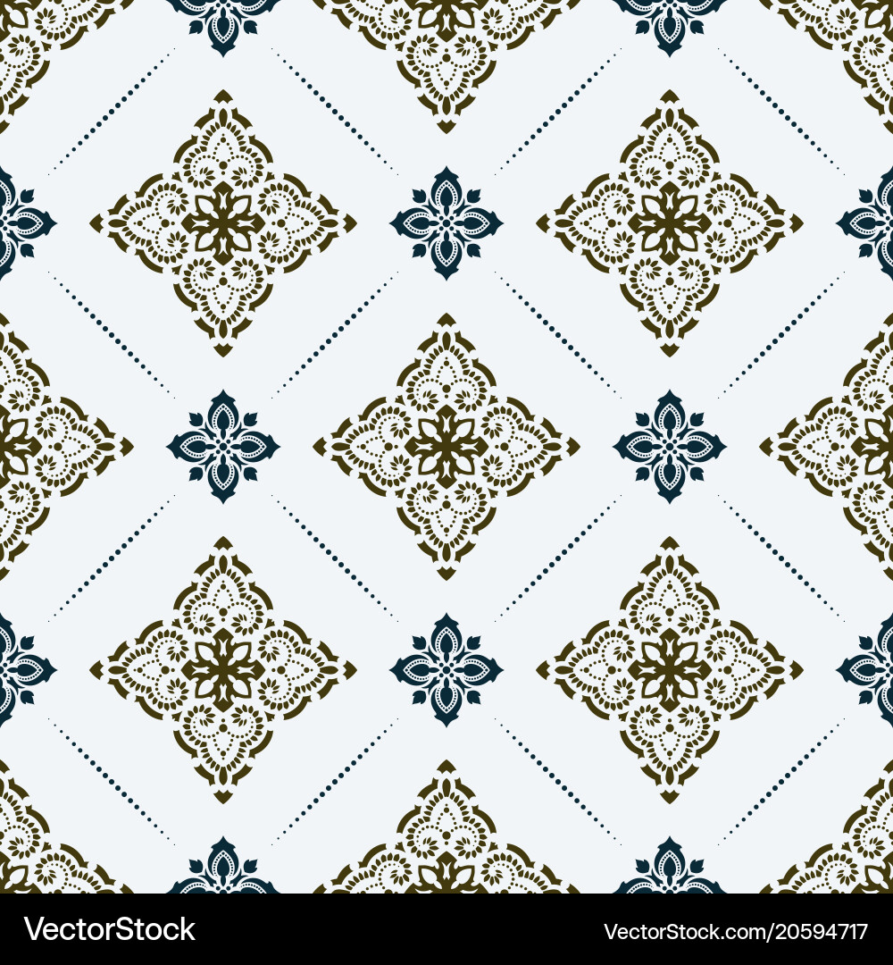 Damask Pattern - Elegant Texture vector image