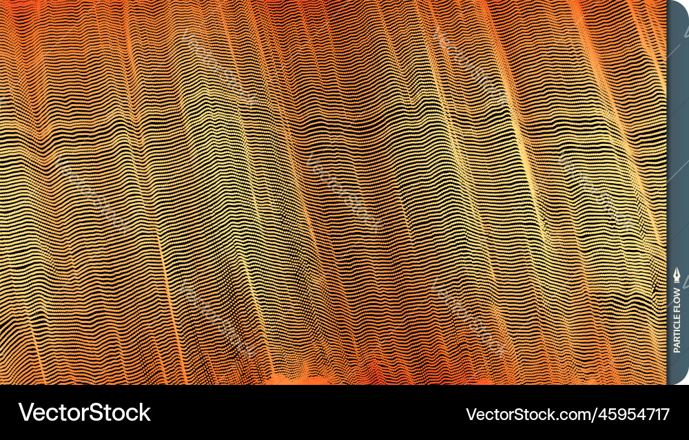 Dynamic Particle Network Background Vector Image