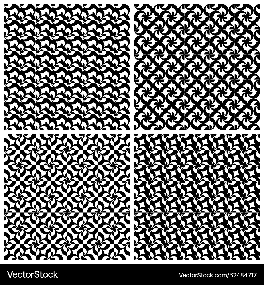 Geometric forms with distortion effect set Geometric forms with distortion effect set vector image